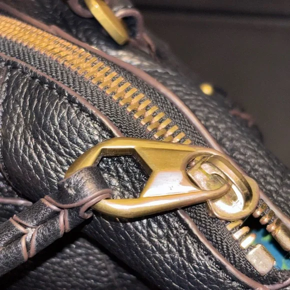 orYANY Sarah Leather Bag with Gold Accents - Picture 11 of 17